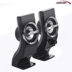AUDIOCORE 6W Audiocore računalniški zvočniki, USB, črni, AC805