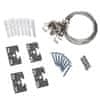 Led4U Led4U LD158 vodil stropne plošče montažni kabli -set ustreza 600 * 600, 300 * 300, 300 * 600, 300 * 1200, 600 * 1200mm