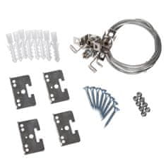 Led4U Led4U LD158 vodil stropne plošče montažni kabli -set ustreza 600 * 600, 300 * 300, 300 * 600, 300 * 1200, 600 * 1200mm