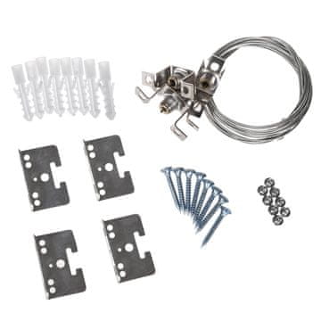 Led4U Led4U LD158 vodil stropne plošče montažni kabli -set ustreza 600 * 600, 300 * 300, 300 * 600, 300 * 1200, 600 * 1200mm