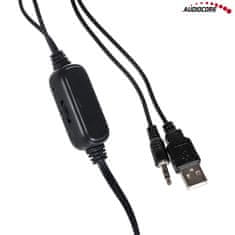 AUDIOCORE Računalniški zvočniki Audiocore, 6 W, USB, črni, AC855 B