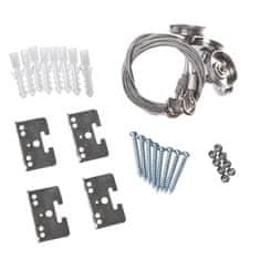 Led4U Led4U LD159 vodil stropne plošče montažni kabli - set ustreza 600 * 600, 300 * 300, 300 * 600, 300 * 1200, 600 * 1200mm