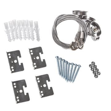 Led4U Led4U LD159 vodil stropne plošče montažni kabli - set ustreza 600 * 600, 300 * 300, 300 * 600, 300 * 1200, 600 * 1200mm