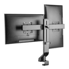 Maclean Namizni nosilec Maclean za dva monitorja / dvojni monitor, vesa 75x75 100x100, 17"-27", max 14kg, MC-854