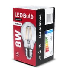 Maclean Maclean, Žarnica LED z žarilno nitko E27, 8W, 230V, topla bela 3000K, 1055lm, Retro edison dekorativna, MCE268