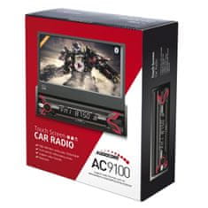 AUDIOCORE Avtoradio Audiocore, 7-palčna izvlečna LCD plošča na dotik 1080P, MP5, AVI DivX, Bluetooth, RDS, vključen daljinski upravljalnik, AC