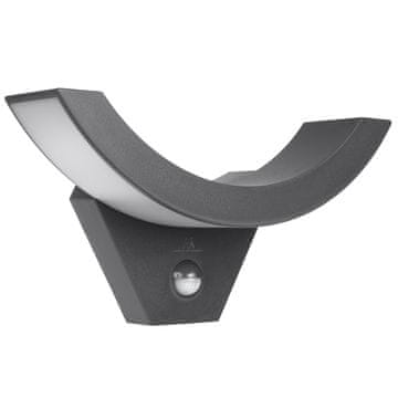 Maclean Maclean LED svetilka s senzorjem gibanja, infrardeči senzor gibanja, siva, 10W, IP54, 800lm, MCE290 GR