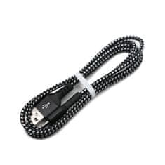 Maclean Maclean iPhone kabel, za iPhone, podpira hitro polnjenje 2,4A, prenos podatkov, 5V/2,4A, črn, dolžina 2 m, MCE481