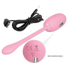 PRETTY LOVE Doreen polnilna vibrator žoga z elektro stimulacijo roza