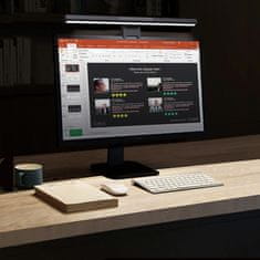 Maclean Maclean nastavljiva LED-lučka za računalnik/monitor, 3 barve svetlobe, nastavljiva svetlost, USB Type-C, 5V, MCE620
