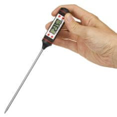 GreenBlue Živilski termometer/sonda, zeleno-modra, dolžina sonde 15 cm, temperaturno območje od -50 do +300 stopinj C, natančnost 0,1 stopinje C, GB178