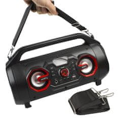 AUDIOCORE Prenosni zvočnik Audiocore bazooka, bluetooth 5.0, radio FM, mikro kartica, SDIPX4, 2000 mAh, AC875