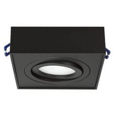 Maclean Maclean vgradni nosilec, LED cev, ušesce, SPOT, za MR16/GU10, črna, 94x94x32mm, kvadratna, alu, MCE464 B