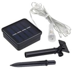 Maclean Maclean Solarne LED luči, dolžina 2,4 m, 144 LED diod, 8 RGB sipin, način padajoče sipine, Li 800mAh baterija, MCE412