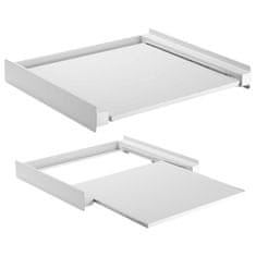 Maclean Adapter za polico za pralni stroj Maclean, aluminijast, univerzalen, največ 60 kg, MC-890