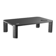 Ergo Office Ergo Office stojalo za monitor, nastavljivo, z brezžičnim polnilnikom Qi, največ 20 kg, 17-32", ER-415