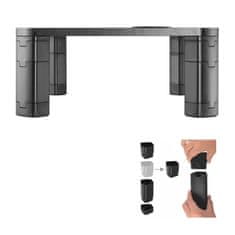 Ergo Office Ergo Office stojalo za monitor, nastavljivo, z brezžičnim polnilnikom Qi, največ 20 kg, 17-32", ER-415