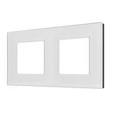 Maclean Stekleni okvir Maclean, dvojni, bel, 157x86mm, MCE729W