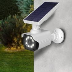 CE Solarna navidezna kamera, utripajoča LED, senzor gibanja, LED osvetlitev, brezplačna nalepka, SOL1800S
