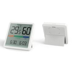 GreenBlue Termometer/hiprometer s funkcijo ure in datuma, zeleno-modra, baterija CR2032, temperaturno območje od -9,9 do +60 stopinj C, GB380