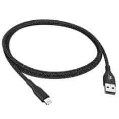 Maclean Kabel USB lightning MFi Apple (izdelan za iPhone / iPod / iPad) Maclean, 2.4A, 1m, czarny, MCE845B