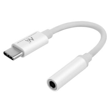 Maclean Maclean Adapter USB Type-C - 3,5 mm mini jack, digitalni čip, podpora za 99 % naprav na trgu, MCTV-847