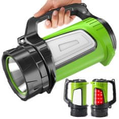 Maclean LED svetilka 3v1 Maclean, funkcija powerbank, 3 načini osvetlitve, 5W XM-L-T6, hladno bela 6500K, 3,7V 3x18650, 4500mAh, MCE345