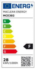 Maclean Maclean LED žarnica, E27, 28W, 220-240V AC, hladno bela, 6500K, 2940lm, MCE302 CW