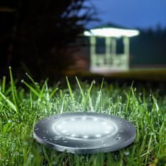 Maclean Maclean IP44 sončni vrtni reflektor, 12 LED SMD, 4000K, Ni-MH 600 mAh, 0,7W, MCE318