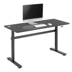 Ergo Office Ergo Office ročno višinsko nastavljiva pisalna miza, največ 40 kg, največja višina 117 cm, z mizo za sedenje/stojenje, ER-401 B