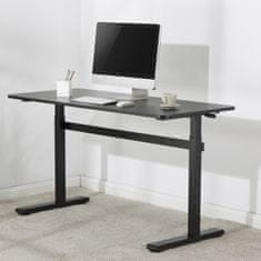 Ergo Office Ergo Office ročno višinsko nastavljiva pisalna miza, največ 40 kg, največja višina 117 cm, z mizo za sedenje/stojenje, ER-401 B