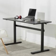 Ergo Office Ergo Office ročno višinsko nastavljiva pisalna miza, največ 40 kg, največja višina 117 cm, z mizo za sedenje/stojenje, ER-401 B