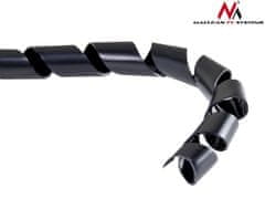 Maclean MCTV-685 B 43133 Prevleka za maskiranje kablov (8,7*10 mm) 3 m črna spirala