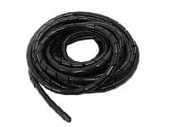 Maclean MCTV-685 B 43133 Prevleka za maskiranje kablov (8,7*10 mm) 3 m črna spirala
