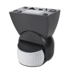 Maclean Maclean PIR detektor gibanja, infrardeči, IP65, črn, domet 12 m, MCE201B