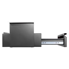 Maclean Maclean ergonomski predal pod mizo, organizator, črn, največ 5 kg, MC-875