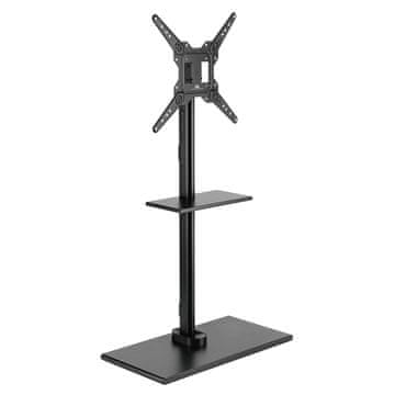 Maclean Talno stojalo Maclean za TV s polico, 23"-55", 35 kg, črno, MC-972