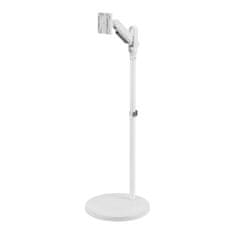 Maclean Maclean mobilno talno stojalo za monitor/TV, plinska vzmet, 17"-35", 2-10 kg, belo, MC-970W