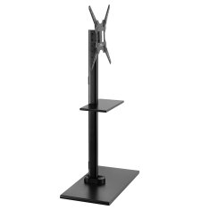 Maclean Talno stojalo Maclean za TV s polico, 23"-55", 35 kg, črno, MC-972
