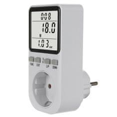 GreenBlue Merilnik energije GreenBlue, wattmeter, tip F, 220-240V AC, 50Hz, največja obremenitev 16A, IP20, vgrajena baterija, GB364 F