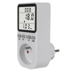 GreenBlue Merilnik energije GreenBlue, wattmeter, tip E, 220-240V AC, 50Hz, max. obremenitev 16A, IP20, vgrajena baterija, GB364 E