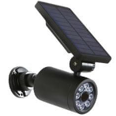 CE Solarna navidezna kamera, utripajoča LED, senzor gibanja, LED osvetlitev, brezplačna nalepka, SOL1801S