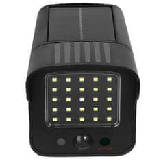 CE Solarna navidezna kamera, utripajoča LED, senzor gibanja, LED osvetlitev, brezplačna nalepka, SOL1803S