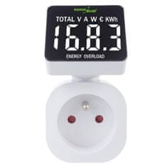 GreenBlue Merilnik energije GreenBlue, vatmeter, 16A, max. 3680 W, podpomnilnik, GB620 E