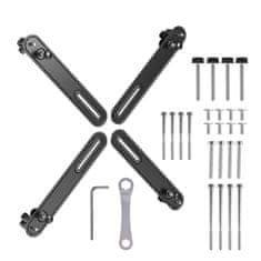 Maclean Adapter za monitorje brez standardnih lukenj VESA Maclean, črn, 17"-32", največ 10 kg, MC-990