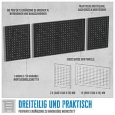 Güde Perforirane plošče za shranjevanje orodja - 3 delni set GL 1709 XL