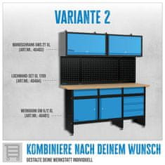 Güde Perforirane plošče za shranjevanje orodja - 3 delni set GL 1709 XL