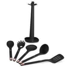 Berlingerhaus Berlingerhaus BH-8617 Set 6 kosov s stojalom Zbirka črnih vrtnic