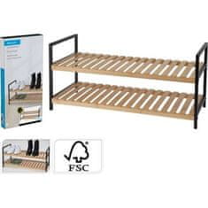 HOMESTYLING Homestyling KO-784630150 bambus 2 polici 70 x 30 x 32 cm