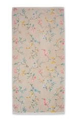 Pip Studio Brisača Les FleursKhaki 70x140 100% ba, froté, velur